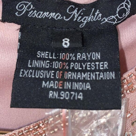 Pisarro Nights NWT Mesh cocktail dress - Picture 5 of 7